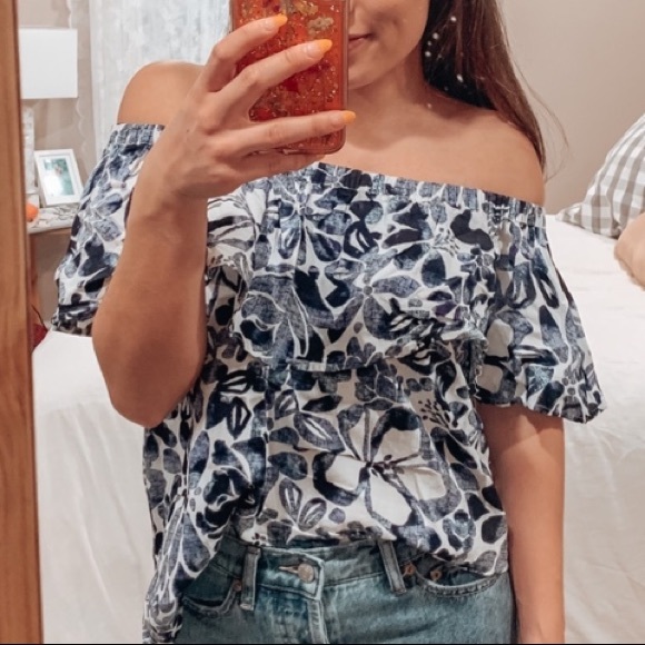 Loft Off the Shoulder Top - Picture 1 of 4